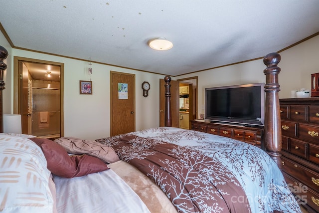2310 Alexis Lucia Rd, Stanley, NC 28164 - bedroom featuring crown molding