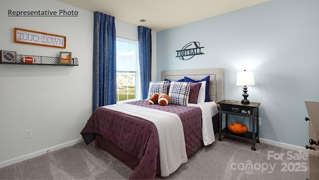 1415 5th Street Dr NE, Hickory, NC 28601 - carpeted bedroom featuring baseboards