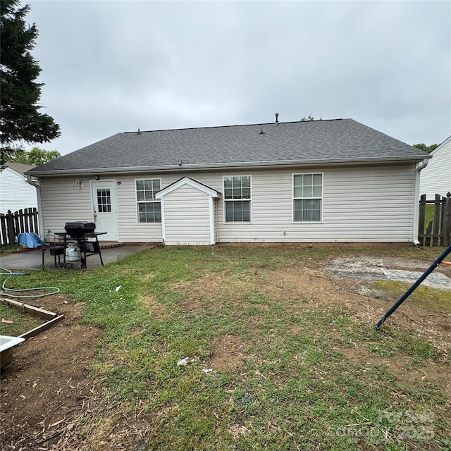 3012 Longspur Dr, Matthews, NC 28105 - back of house with a patio area