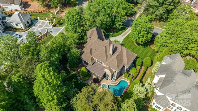 18843 Flat Shoals Dr, Cornelius, NC 28031 - view of property location featuring a pool area and nearby suburban area