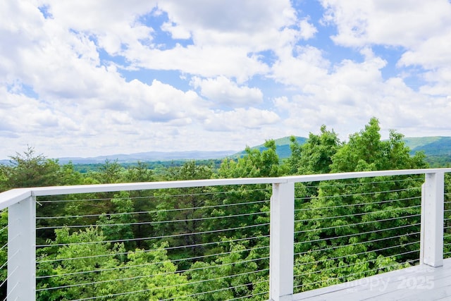 7768 Pinecone Ln, Hickory, NC 28602 - balcony with a mountain view