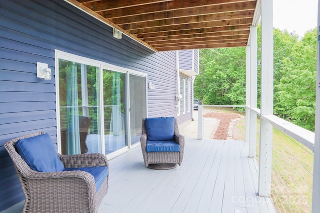 7768 Pinecone Ln, Hickory, NC 28602 - view of wooden terrace
