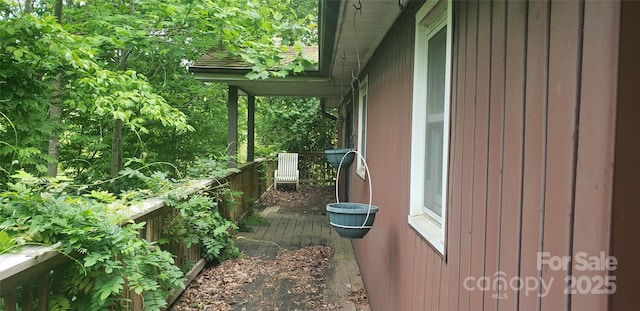 31 Samuel Ln, Candler, NC 28715 - view of home's exterior featuring a wooden deck