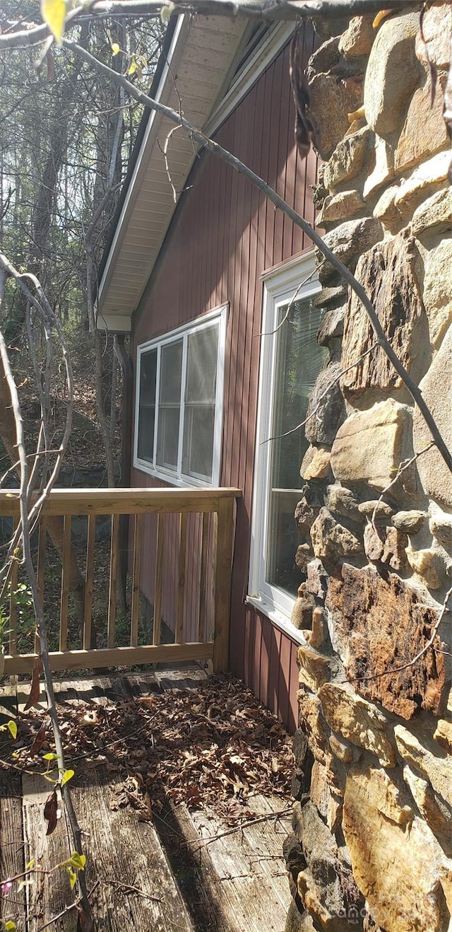 31 Samuel Ln, Candler, NC 28715 - view of home's exterior with a wooden deck