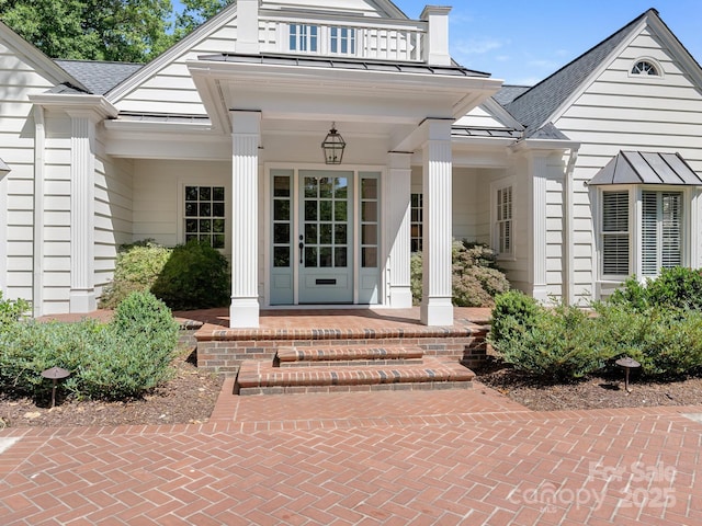 2410 Vernon Dr, Charlotte, NC 28211 - entrance to property with covered porch and roof with shingles