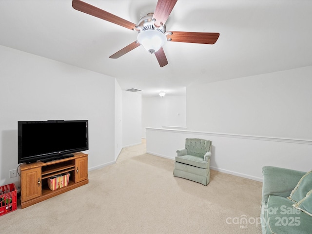 2306 Nettleton Ct, Matthews, NC 28105 - unfurnished room featuring light carpet, a ceiling fan, and baseboards