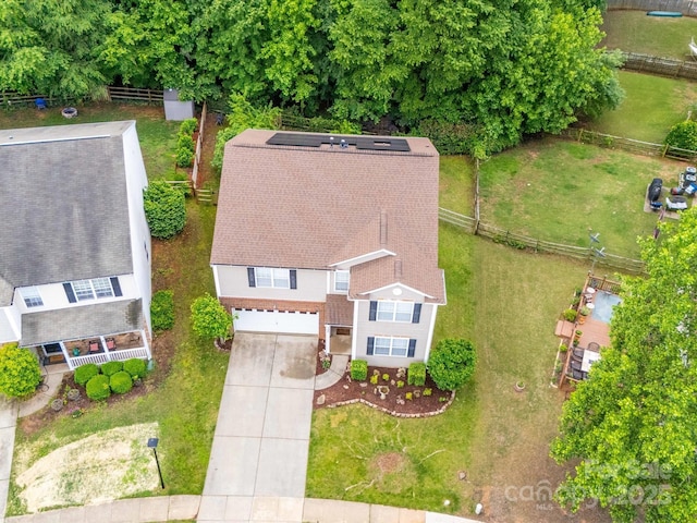 2306 Nettleton Ct, Matthews, NC 28105 - aerial view of property and surrounding area