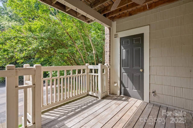 view of deck