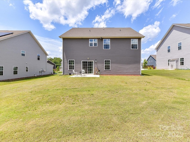 3023 Ballester Rd, Fort Mill, SC 29707 - back of house with a patio area and a lawn