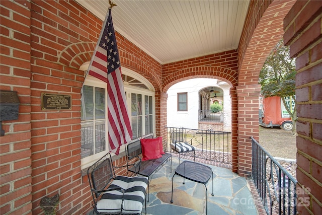 501 Pee Dee Ave, Albemarle, NC 28001 - balcony with a porch