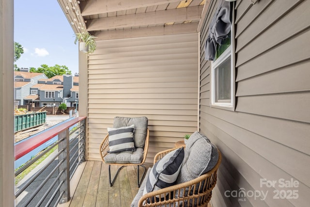 415 W 7th St Unit F, Charlotte, NC 28202 - balcony with a residential view