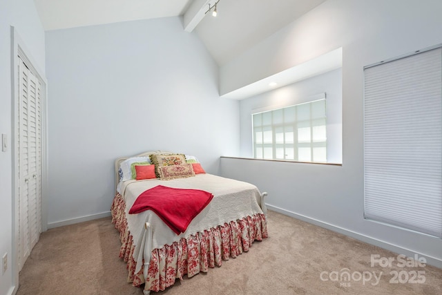 415 W 7th St Unit F, Charlotte, NC 28202 - carpeted bedroom featuring baseboards