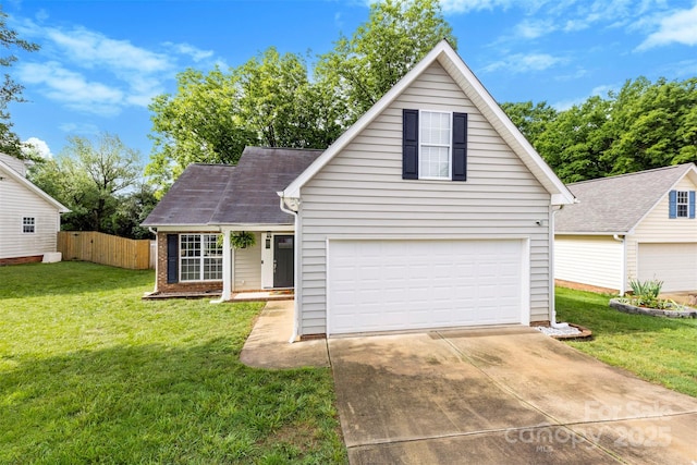 7321 Mapleridge Dr, Charlotte, NC 28210 - traditional-style home featuring concrete driveway and an attached garage