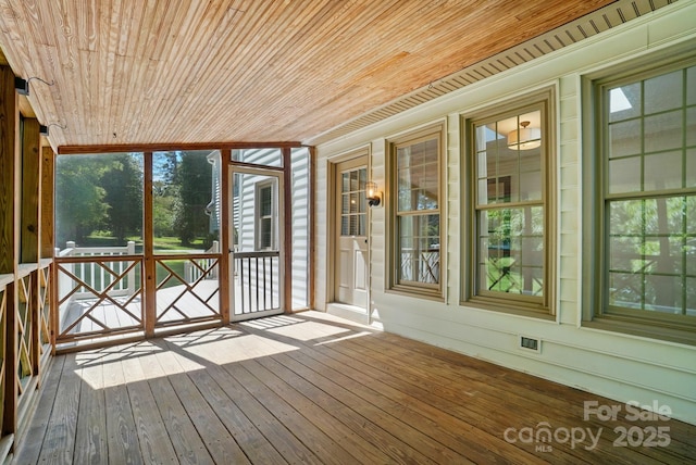 1295 Patterson St, China Grove, NC 28023 - view of unfurnished sunroom