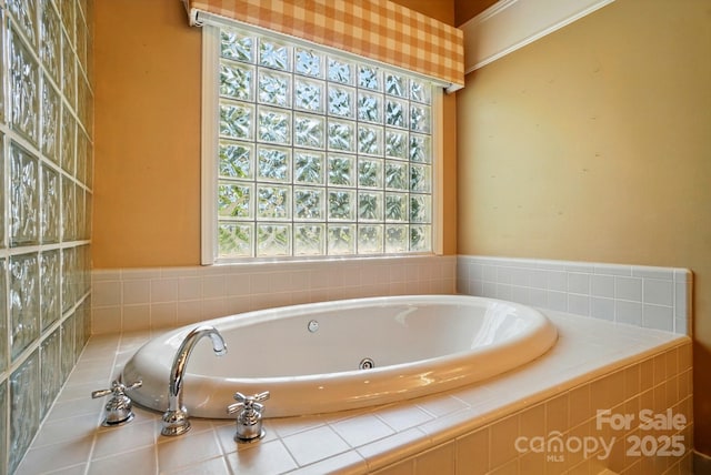 1295 Patterson St, China Grove, NC 28023 - bathroom with a tub with jets