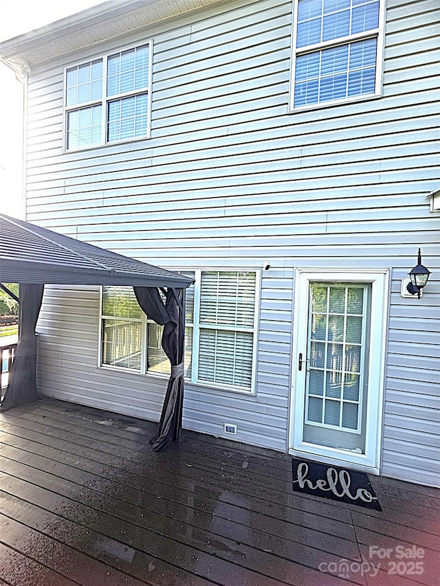 12304 Sandringham Pl, Charlotte, NC 28262 - view of deck