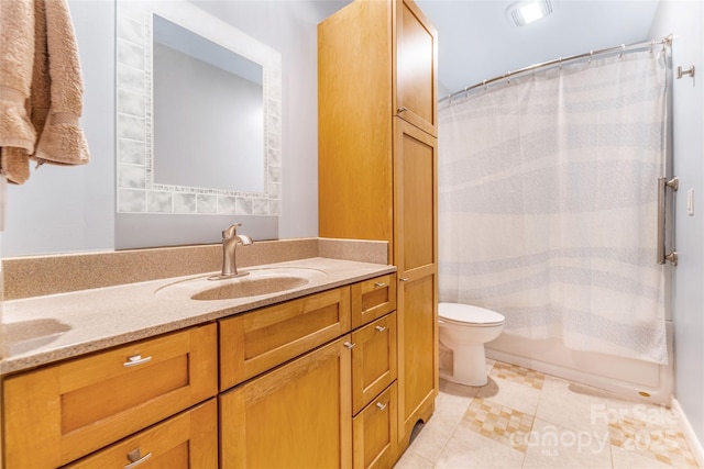 30 Robin Ln, Asheville, NC 28806 - bathroom with vanity, toilet, and tile patterned flooring