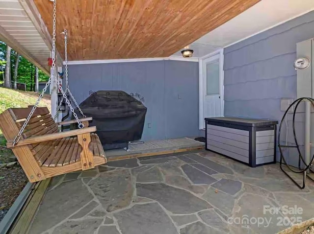 150 Deerwoode Ln, Brevard, NC 28712 - view of patio featuring grilling area