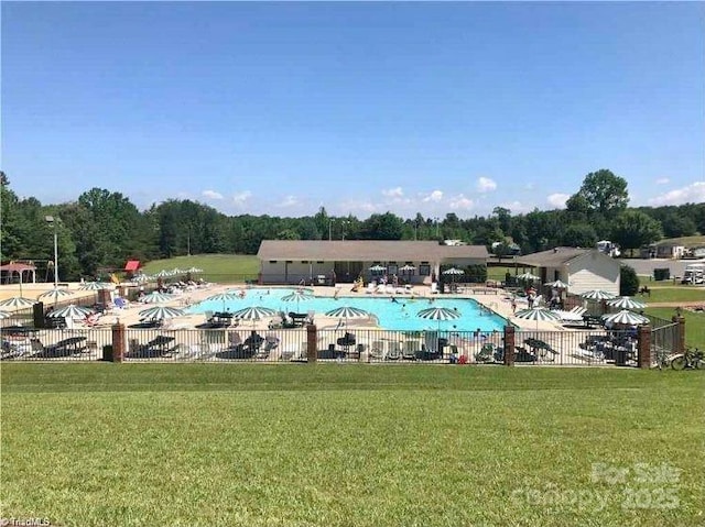 108 Brit Ln, New London, NC 28127 - community pool featuring a patio area