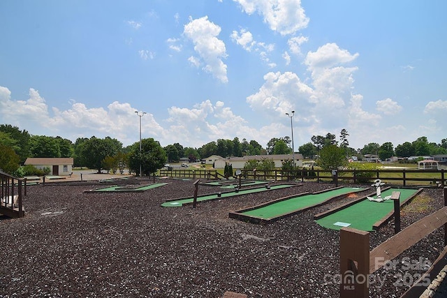 108 Brit Ln, New London, NC 28127 - view of property's community with a putting area and fence
