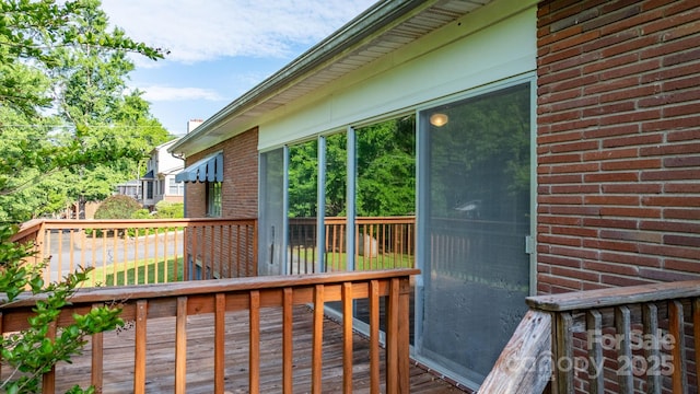 view of deck
