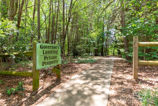 8024 Bradford Ln, Denver, NC 28037 - view of community with a wooded view