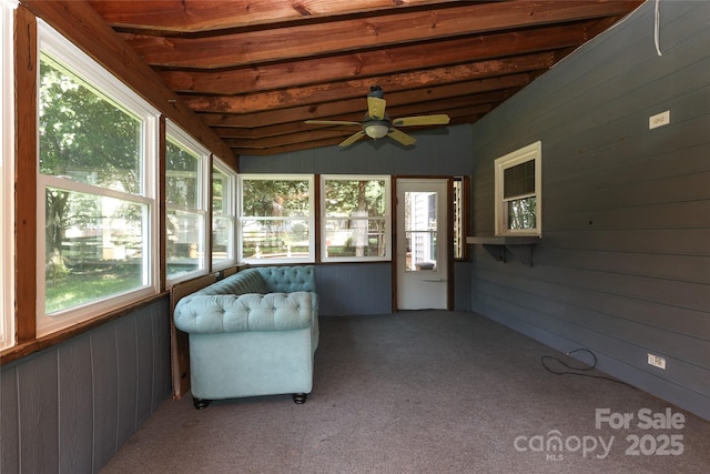 9315 Pebble Creek Way, Charlotte, NC 28269 - sunroom featuring a ceiling fan