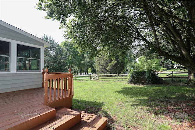 9315 Pebble Creek Way, Charlotte, NC 28269 - view of yard with a deck