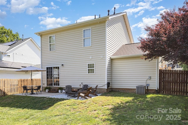 197 Devon Forest Dr, Mooresville, NC 28115 - back of house featuring a patio area and central air condition unit