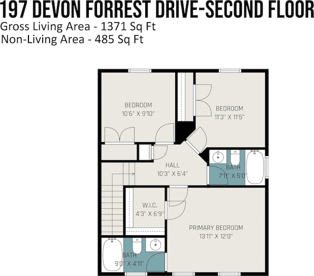 197 Devon Forest Dr, Mooresville, NC 28115 - floor plan / room layout