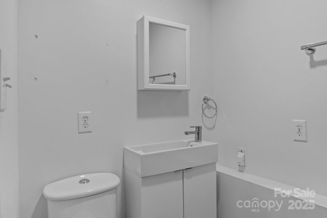 5229 Mt Holly Huntersville Rd, Charlotte, NC 28216 - bathroom featuring toilet and vanity