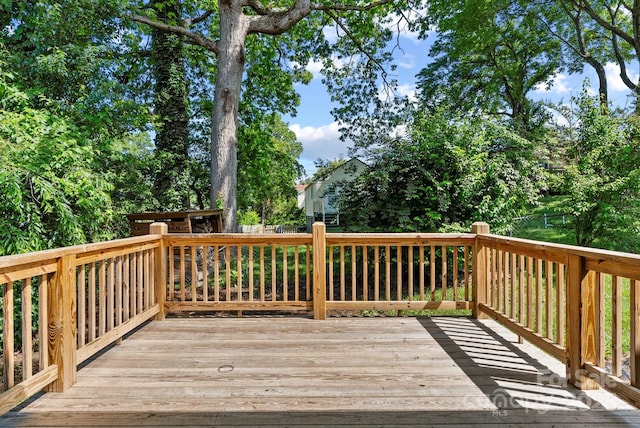 7 Lola Lilly Pl, Asheville, NC 28803 - view of wooden deck