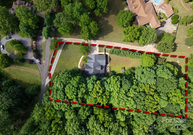328 Whippoorwill Rd, Mooresville, NC 28117 - aerial view of property's location featuring property parcel outlined