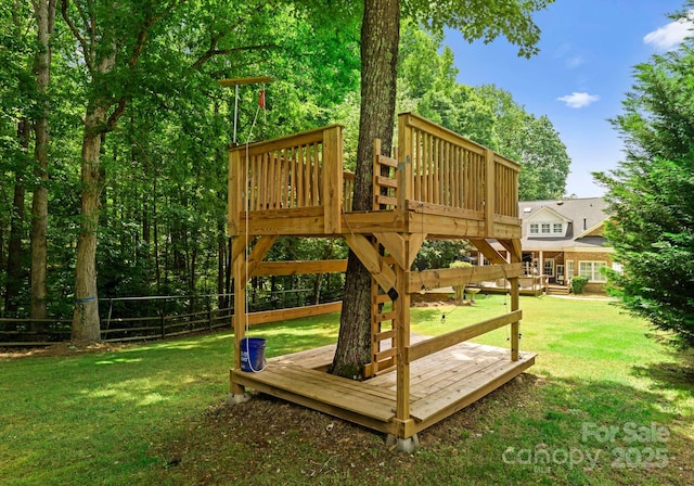 328 Whippoorwill Rd, Mooresville, NC 28117 - view of jungle gym featuring a wooden deck