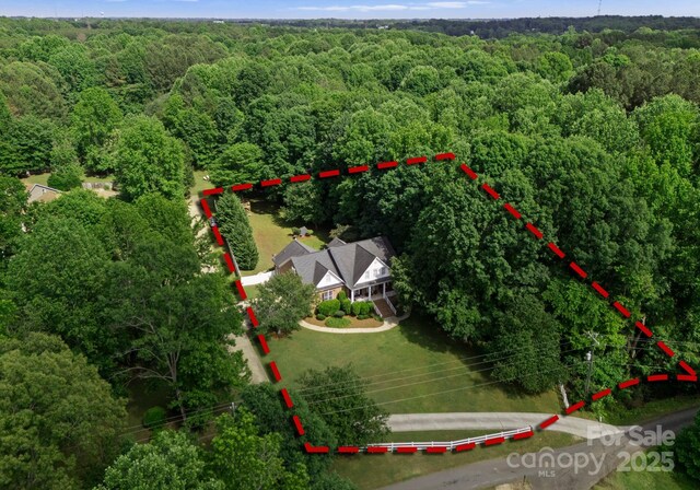 328 Whippoorwill Rd, Mooresville, NC 28117 - view of property location featuring a heavily wooded area and property boundaries highlighted