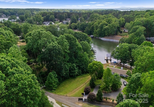 328 Whippoorwill Rd, Mooresville, NC 28117 - aerial view of a large body of water and a forest