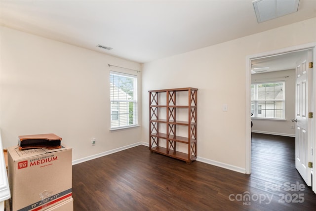 13612 Singleleaf Ln, Charlotte, NC 28278 - misc room featuring dark wood finished floors and baseboards