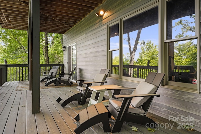 5 Saddle Rdg, Fletcher, NC 28732 - view of wooden deck