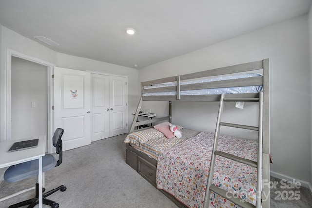 5034 Moss Pine Way, Tega Cay, SC 29708 - bedroom featuring carpet floors, an office area, and a closet
