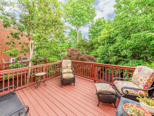 3044 Luke Crossing Dr, Charlotte, NC 28226 - view of wooden deck