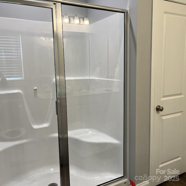 1119 Balls Creek Rd, Claremont, NC 28610 - bathroom featuring a stall shower