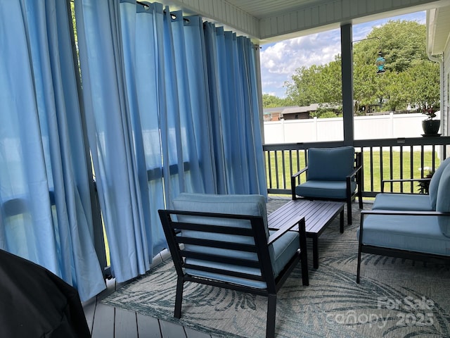 1119 Balls Creek Rd, Claremont, NC 28610 - view of sunroom
