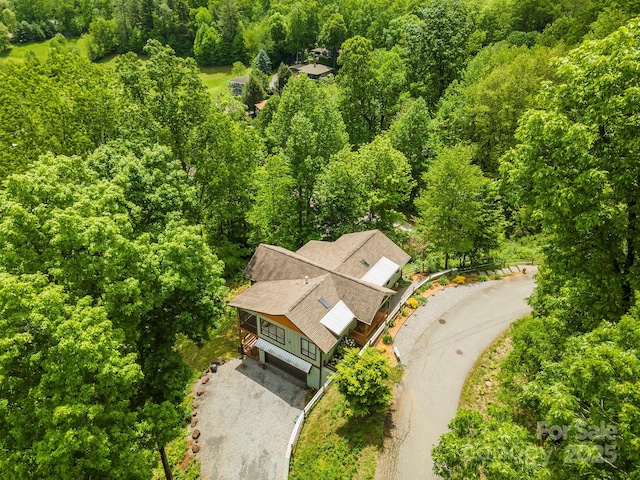 201 Ruffed Grouse Ln, Waynesville, NC 28786 - view of subject property with a forest
