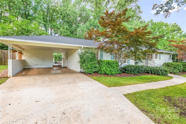 5162 Lincrest Pl, Charlotte, NC 28211 - view of front of home featuring driveway, roof with shingles, and brick siding