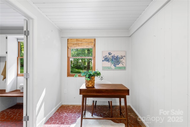 5162 Lincrest Pl, Charlotte, NC 28211 - office featuring healthy amount of natural light, baseboards, and ornamental molding