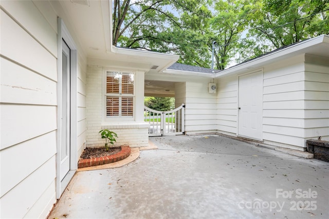 5162 Lincrest Pl, Charlotte, NC 28211 - doorway to property with a patio area and brick siding