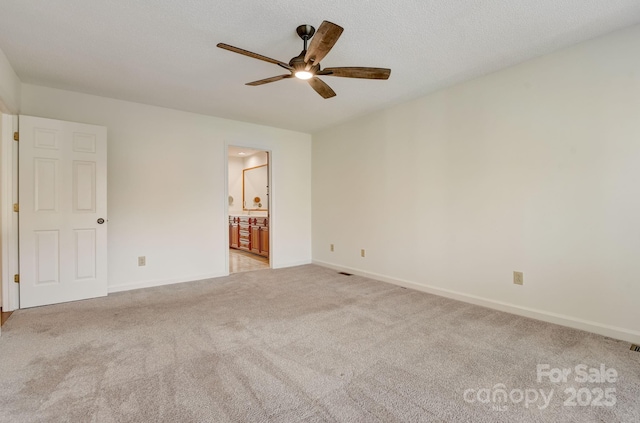 5108 Tedorill Ln, Charlotte, NC 28226 - unfurnished room with ceiling fan, light carpet, and baseboards