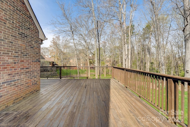 5108 Tedorill Ln, Charlotte, NC 28226 - view of wooden terrace