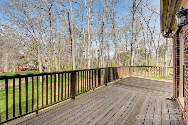 5108 Tedorill Ln, Charlotte, NC 28226 - deck with a lawn