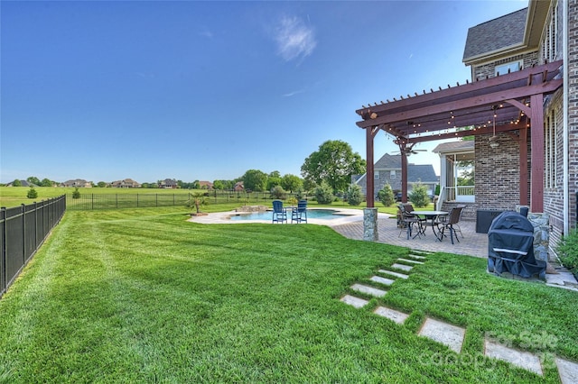 4941 Campobello Dr, Monroe, NC 28110 - view of yard with a pergola and a patio